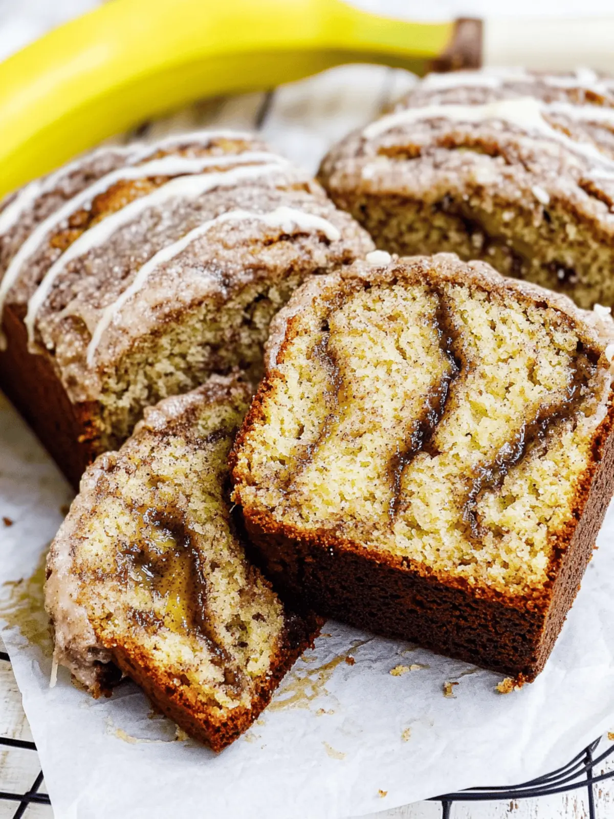 Quick Cinnamon Swirl Banana Bread