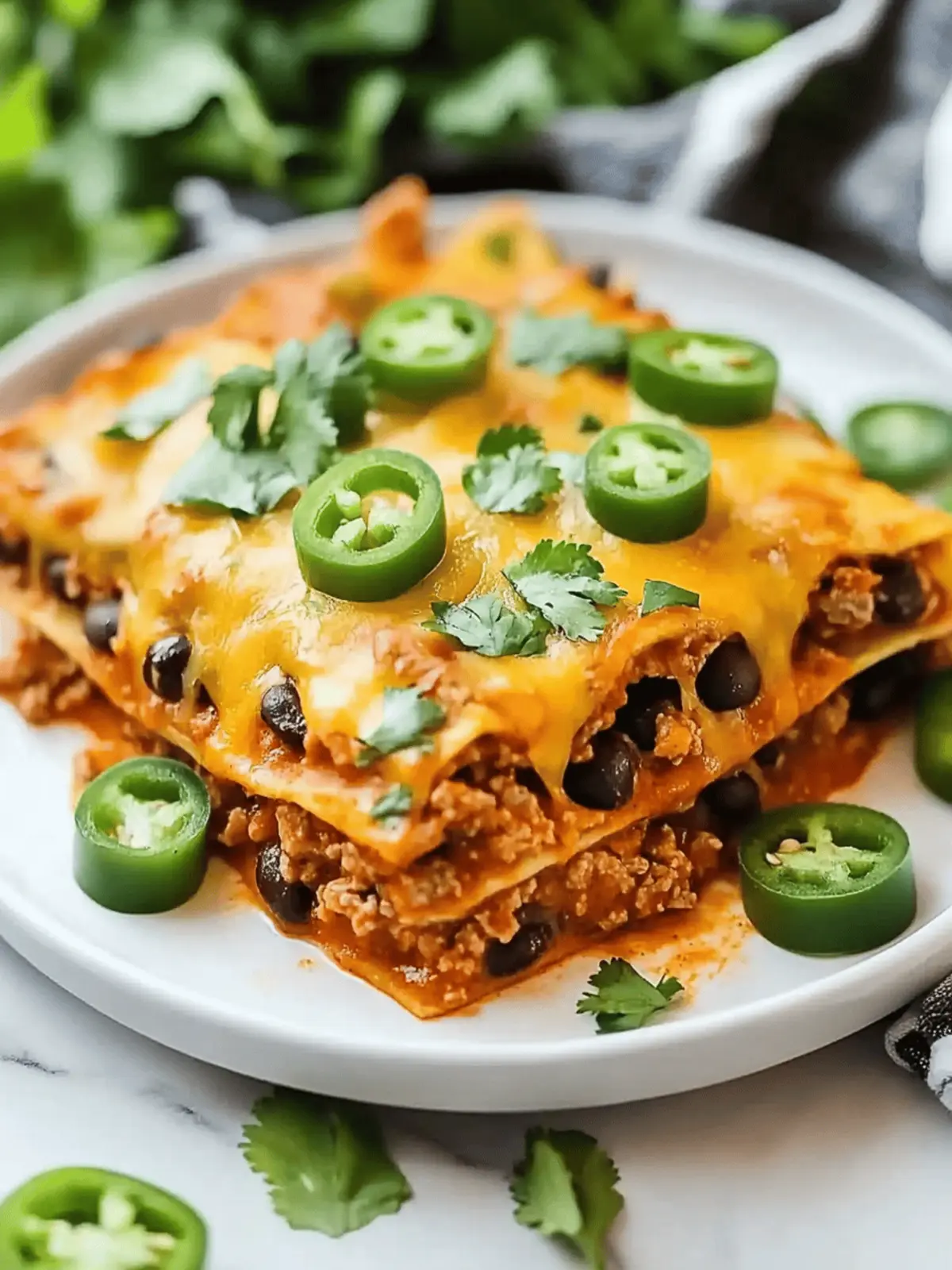 Beef Enchilada Casserole