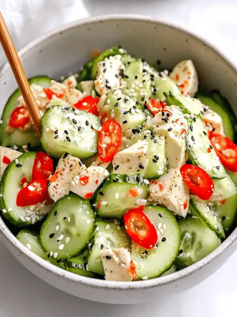 California Roll Cucumber Salad