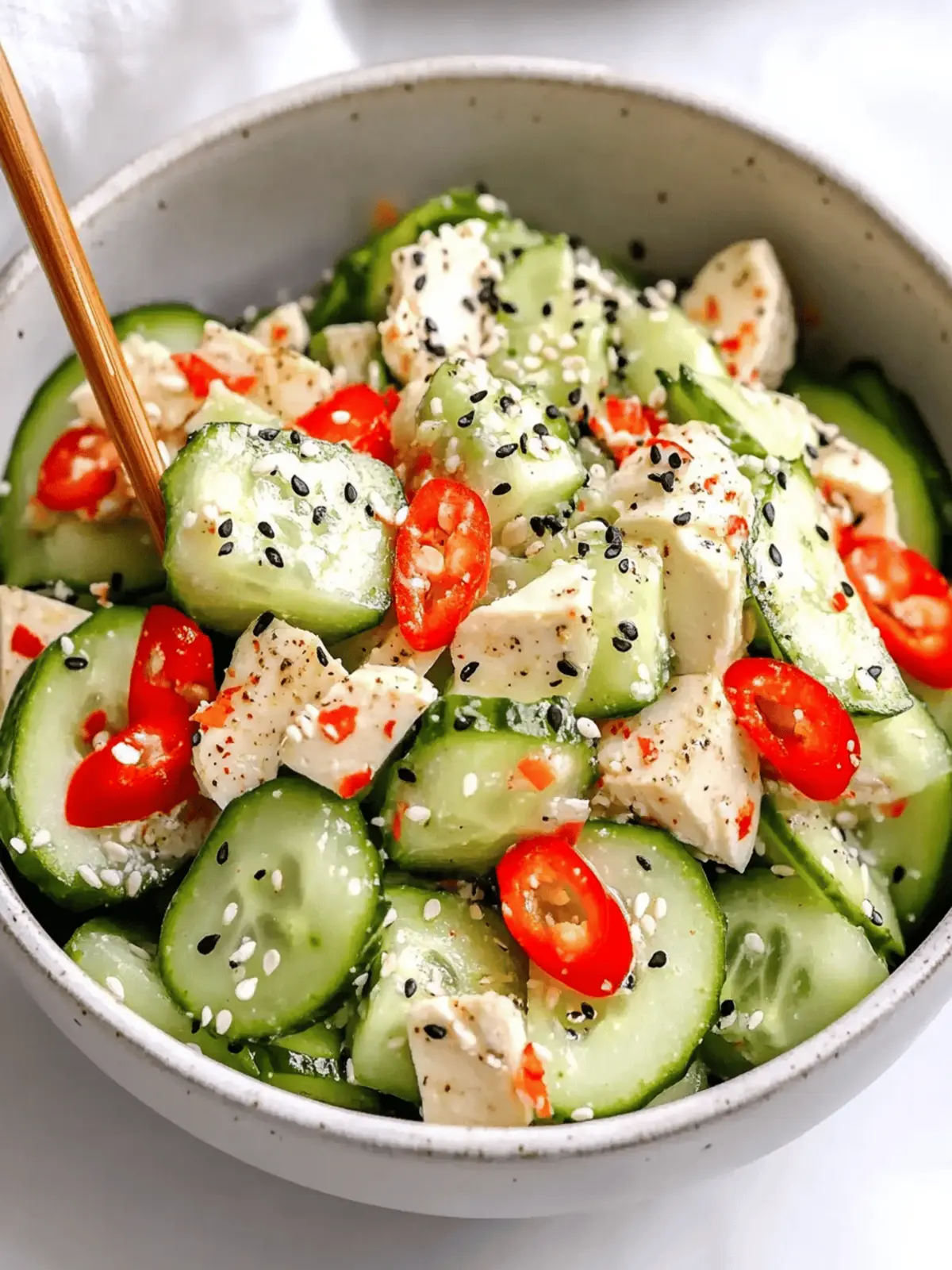 California Roll Cucumber Salad