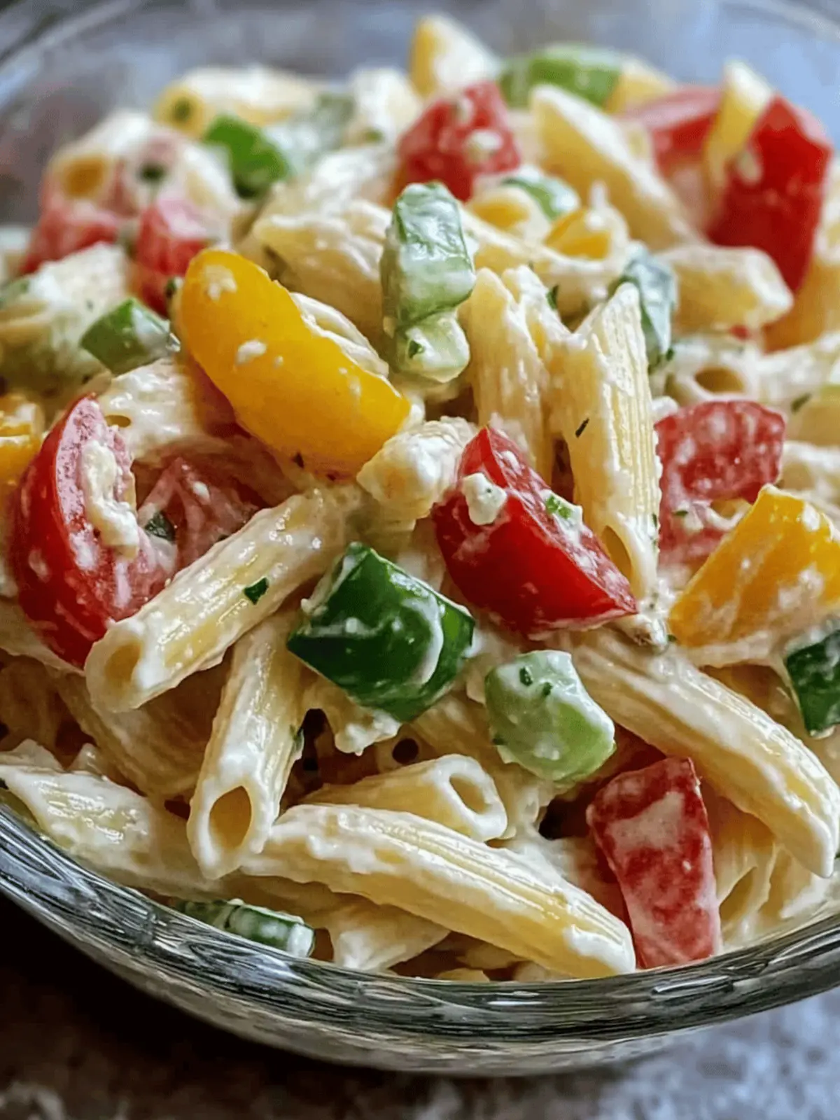 Pasta Salad with Mayo