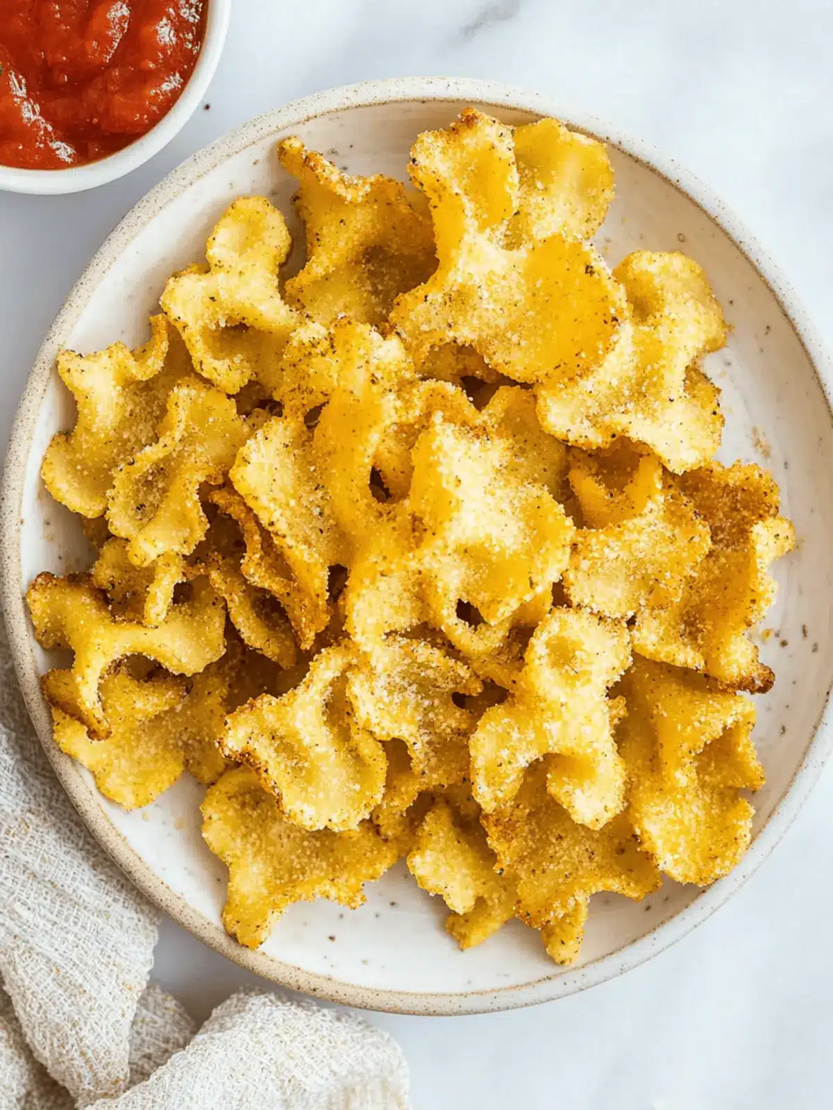 Pasta Chips: Crunchy Air Fryer Snack Everyone Will Love