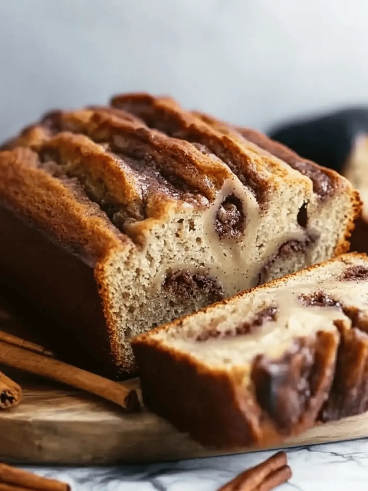 Classic Cinnamon Swirl Banana Bread