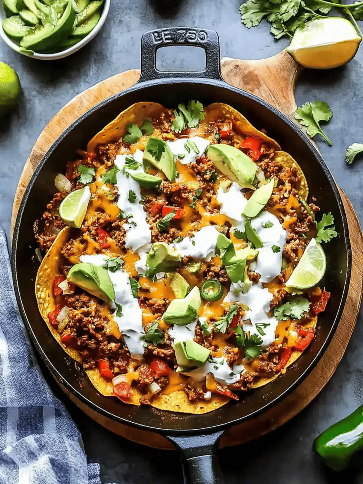 Beef Taco Skillet