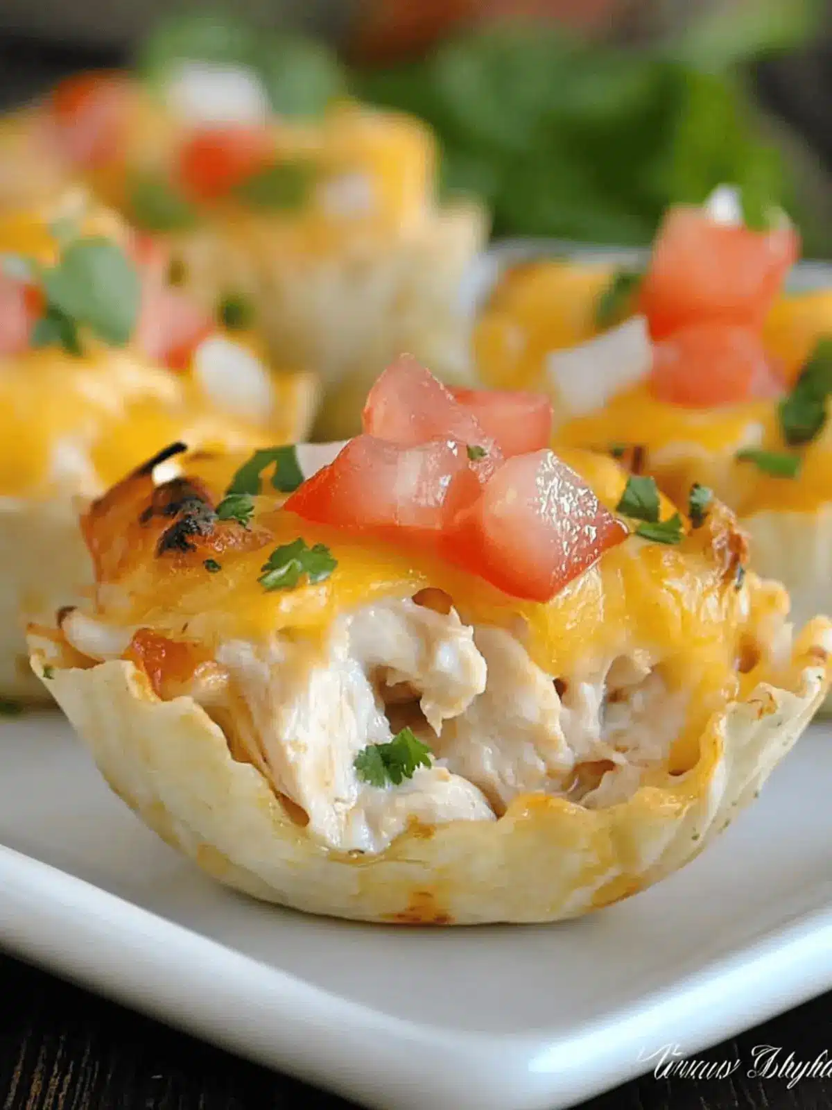 Lighter Pollo Fundido Cups for Guilt-Free Snacking Delight