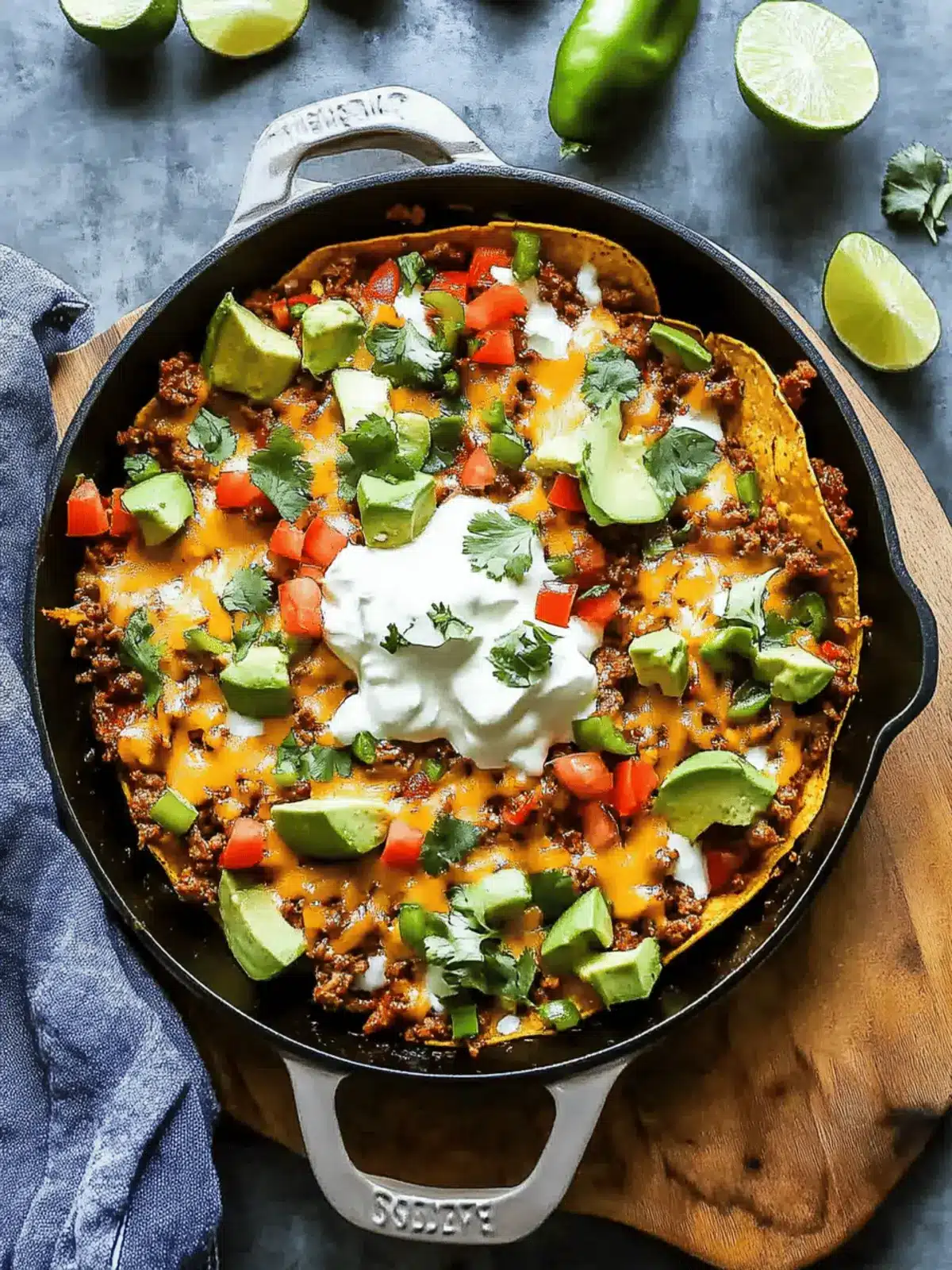 Beef Taco Skillet