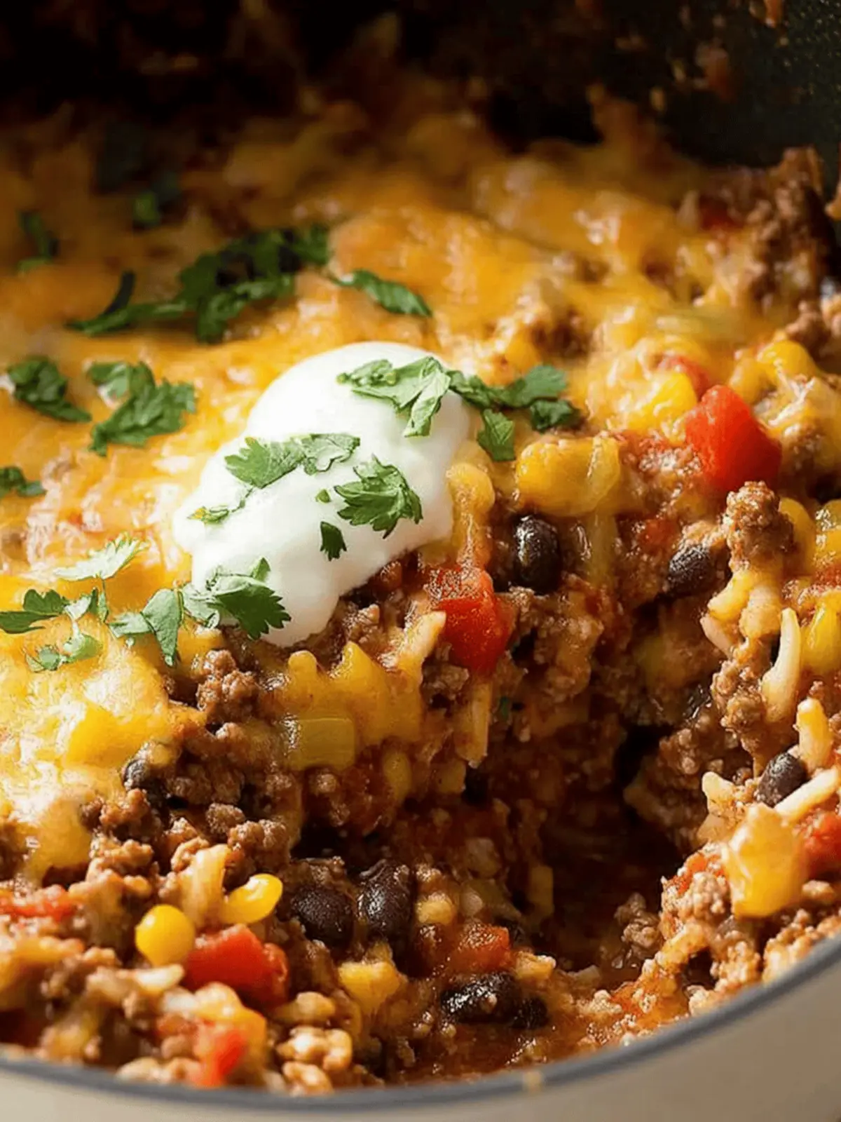 Mexican Ground Beef Casserole
