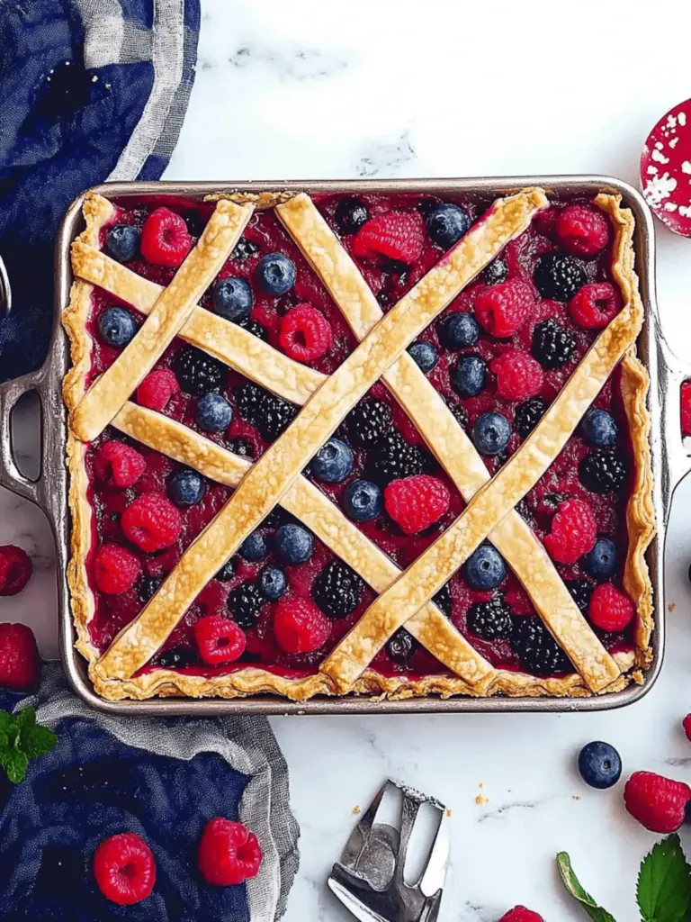 Berry Slab Pie