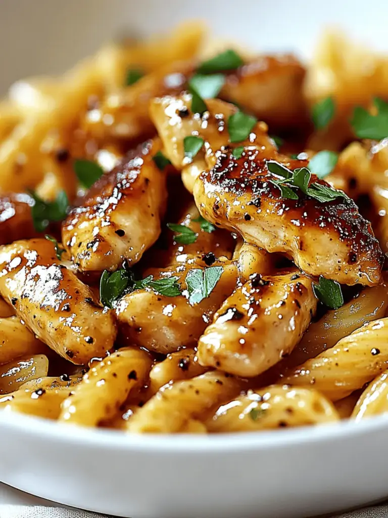 Honey Pepper Chicken Pasta
