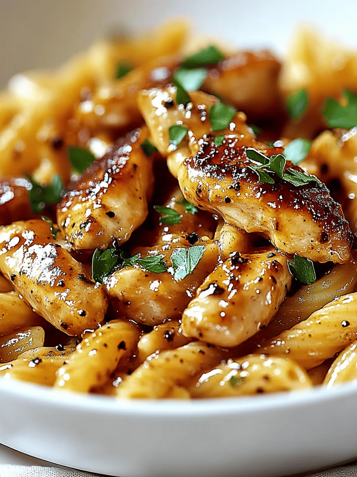 Honey Pepper Chicken Pasta