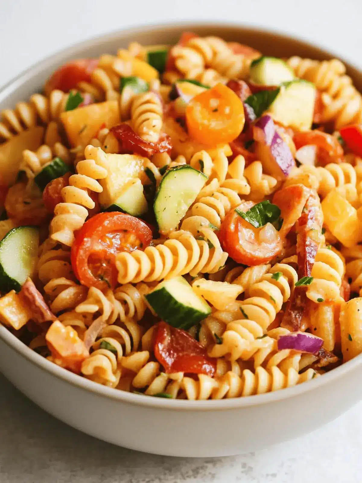 Supreme Pasta Salad: A Zesty Twist for Summer Gatherings