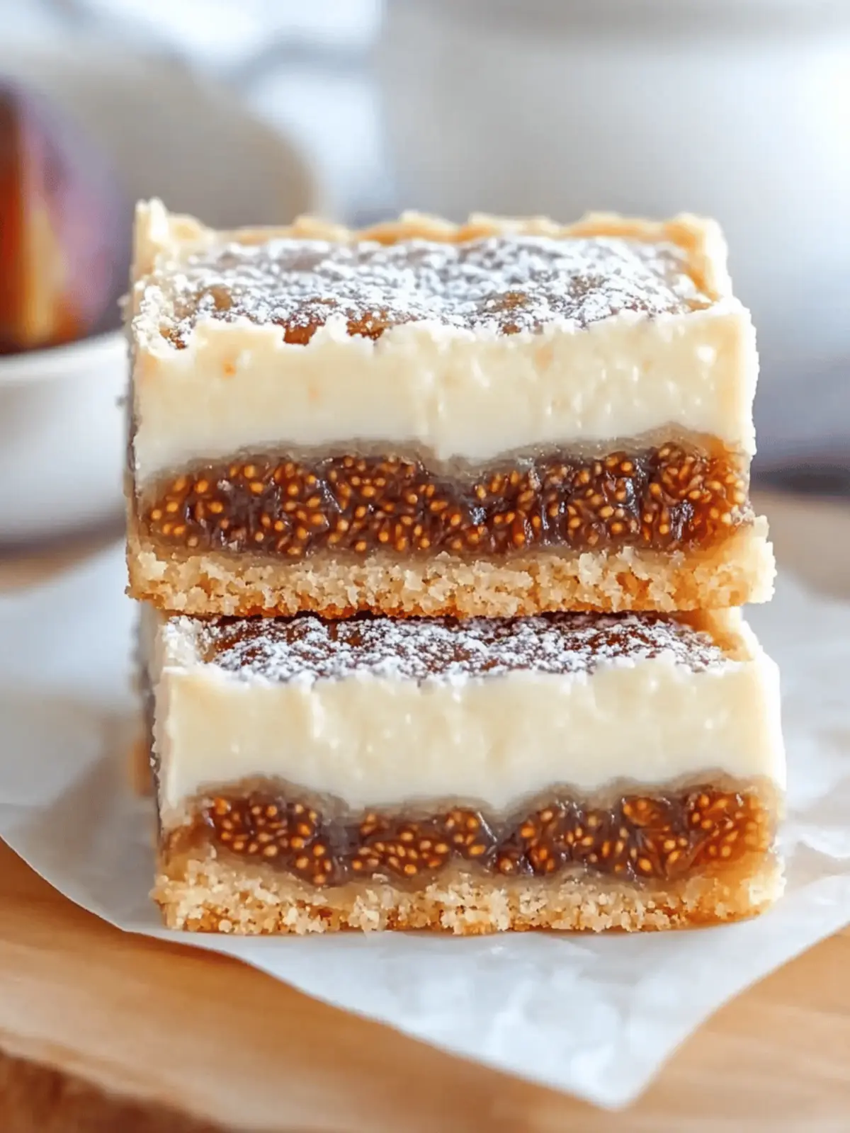 Fig and Cream Cheese Bars