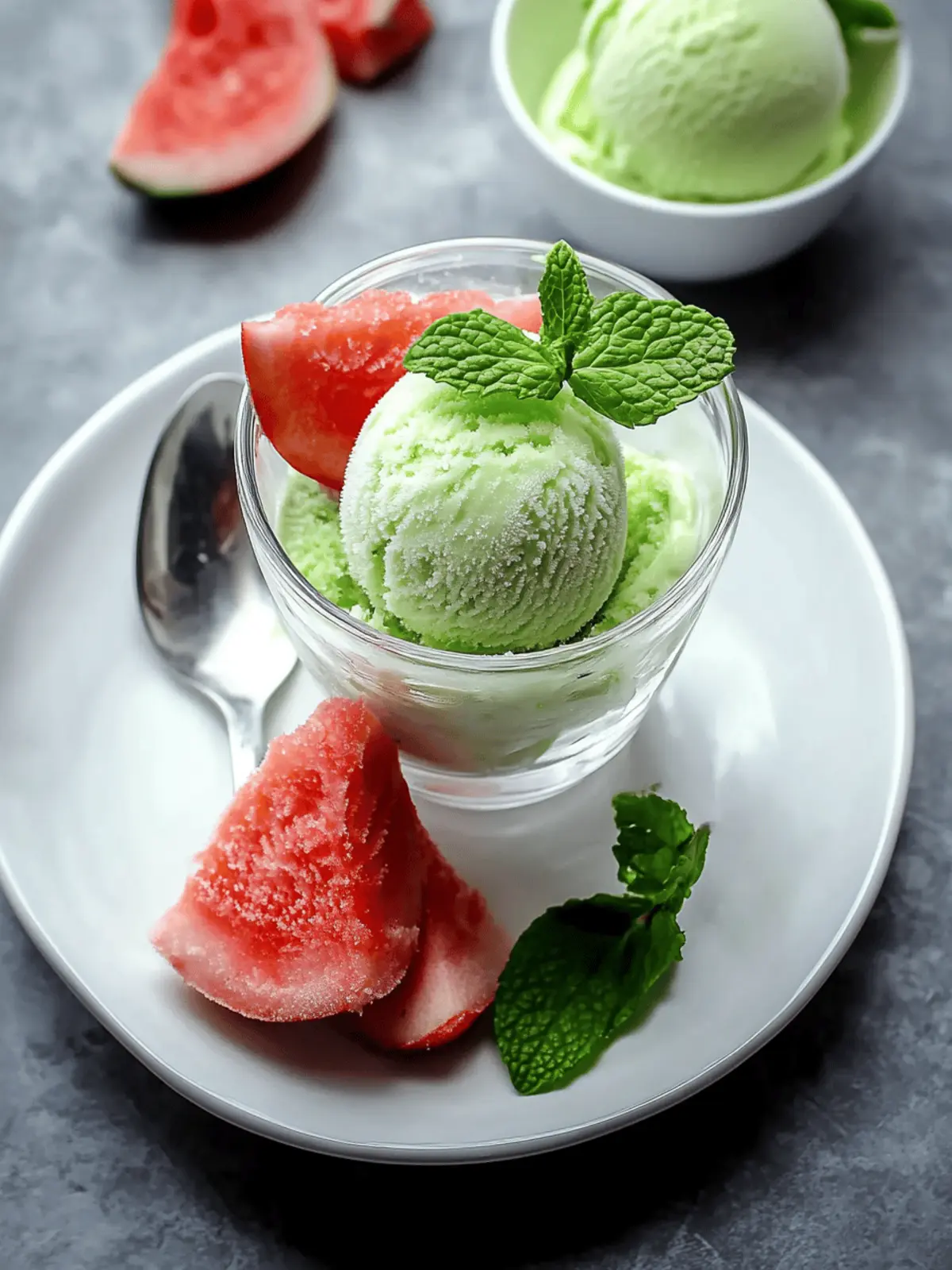 Fresh Mint Ice Cream