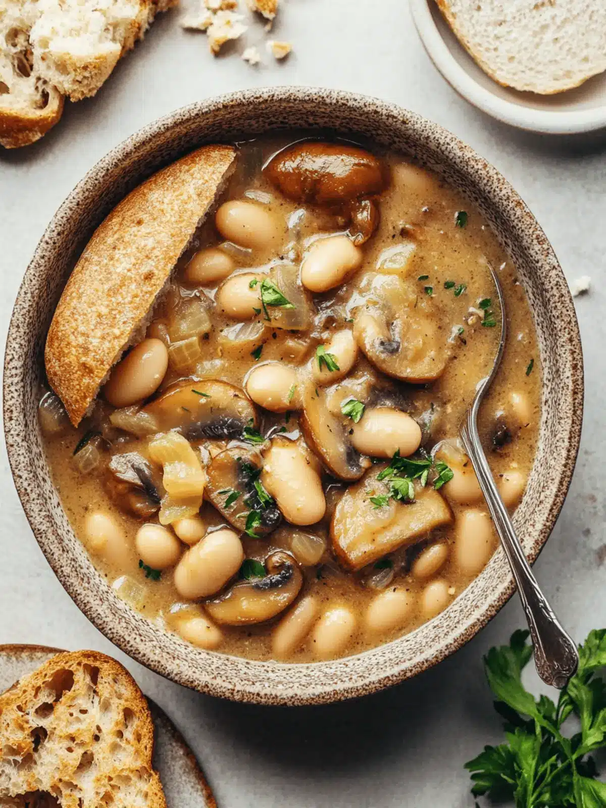 Comforting White Bean Mushroom Stew for Heartwarming Nights