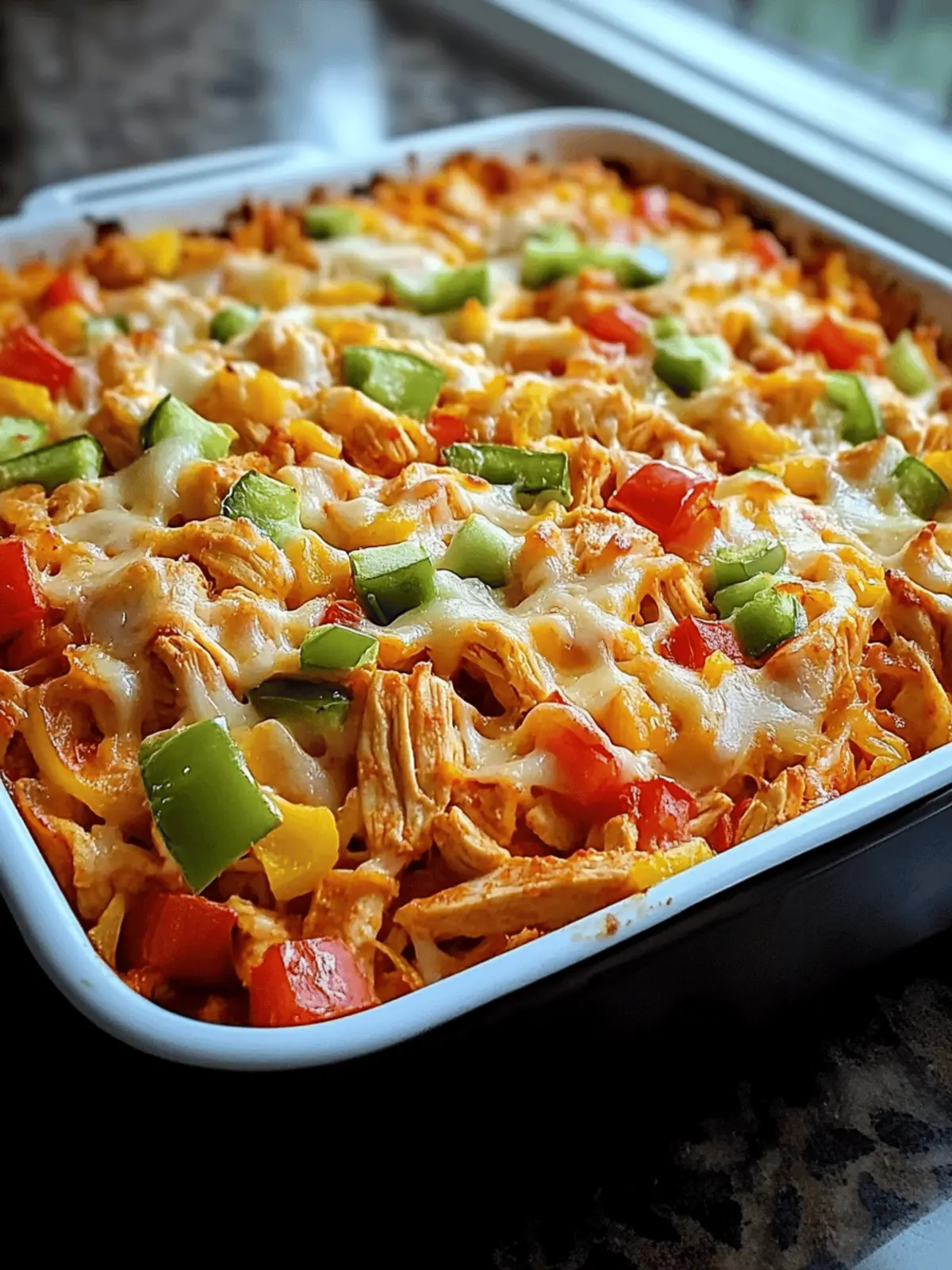 Fajita Chicken Casserole