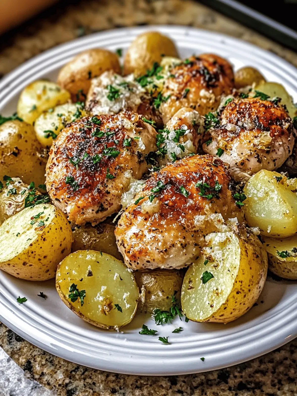 Garlic Chicken and Potatoes