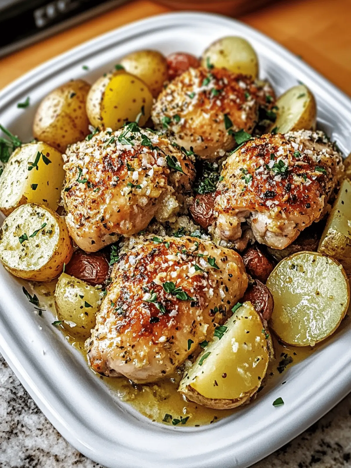 Garlic Chicken and Potatoes