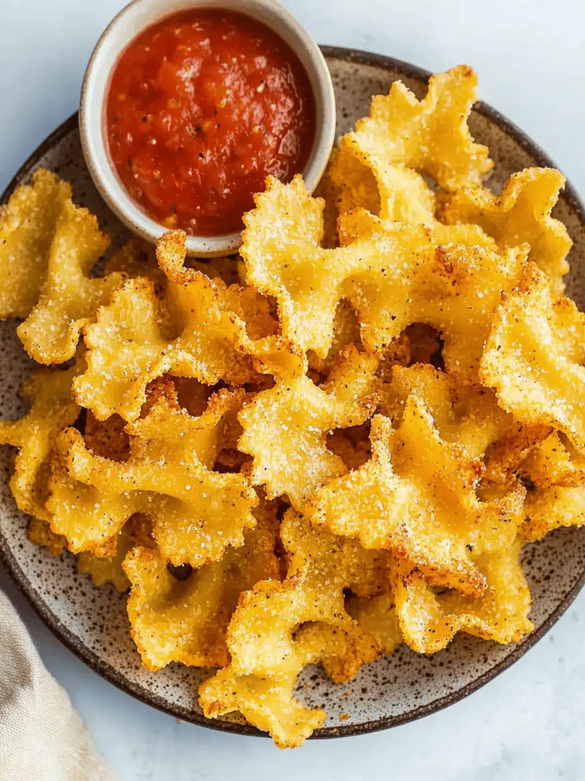 Pasta Chips: Crunchy Air Fryer Snack Everyone Will Love