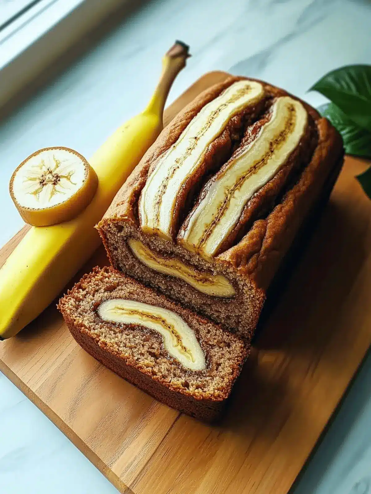 Easy Cinnamon Swirl Banana Bread