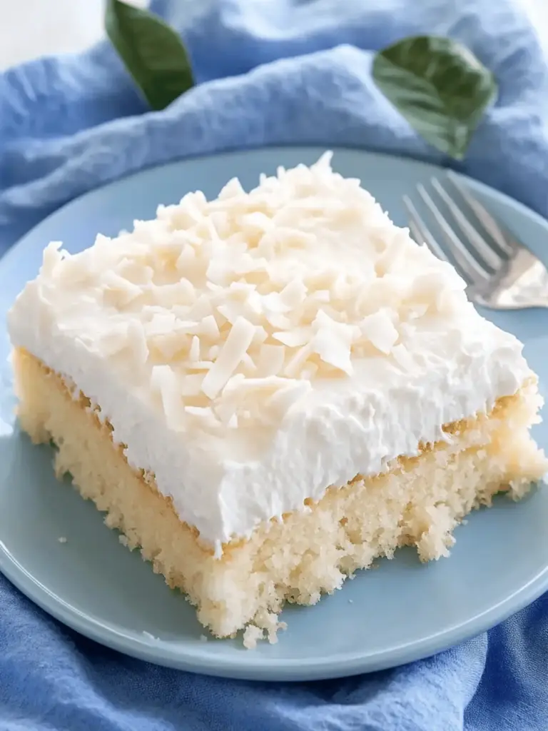 Coconut Cream Poke Cake