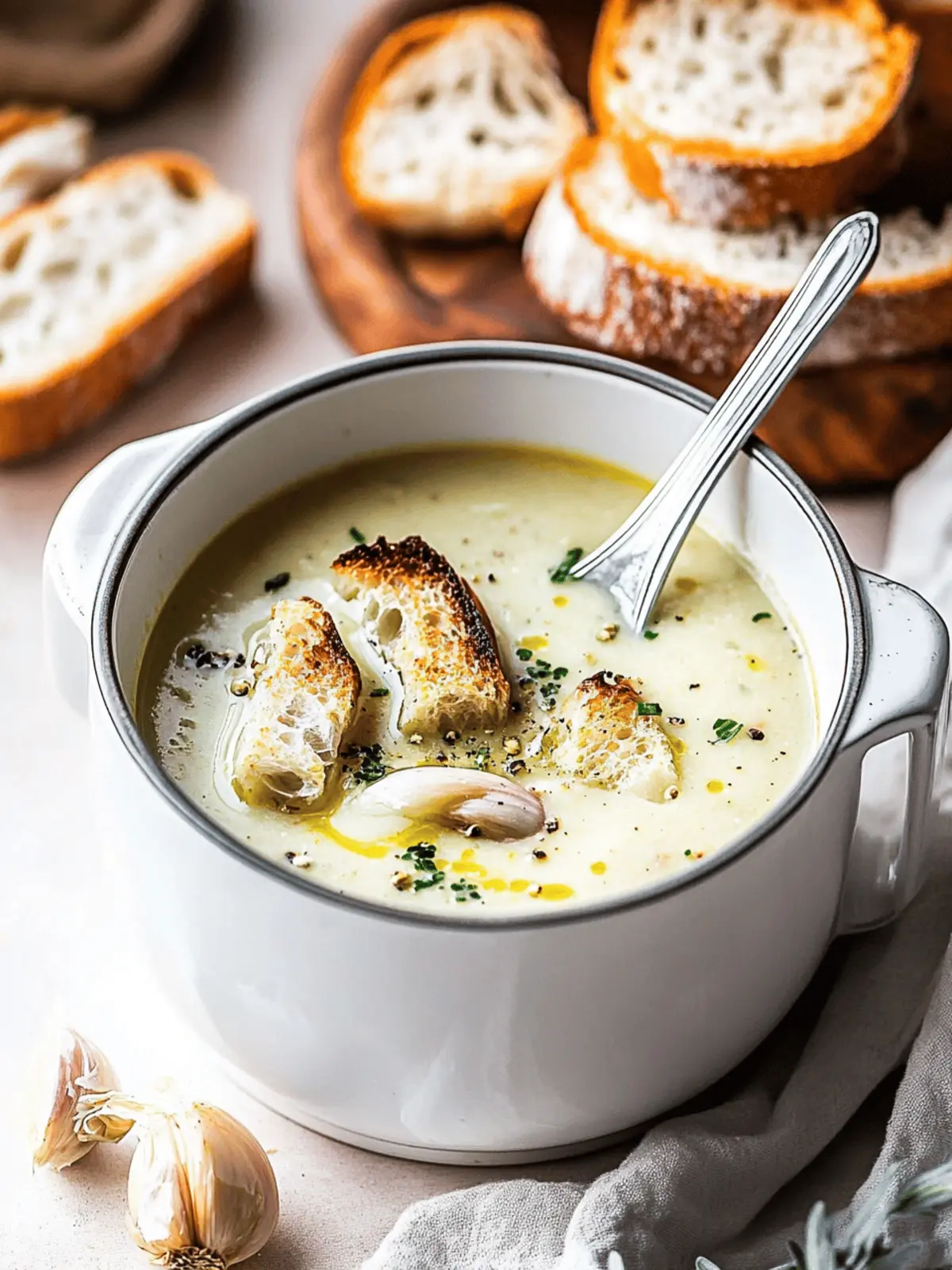 French Garlic Soup