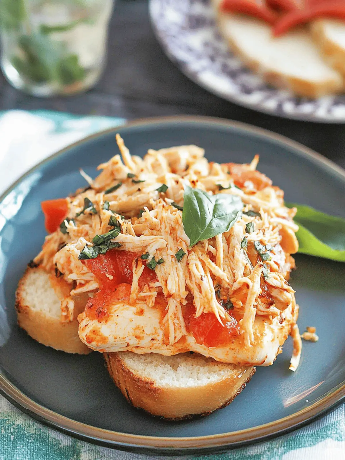 Mouthwatering Italian Chicken Sandwiches in the Slow Cooker
