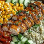 Mustard Chicken Quinoa Power Bowl