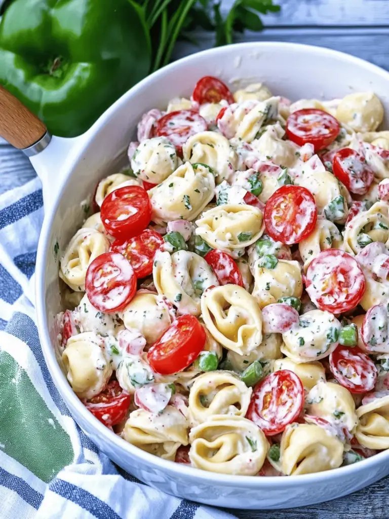 Summertime Tortellini Pasta Salad