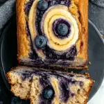 Blueberry Cinnamon Swirl Banana Bread