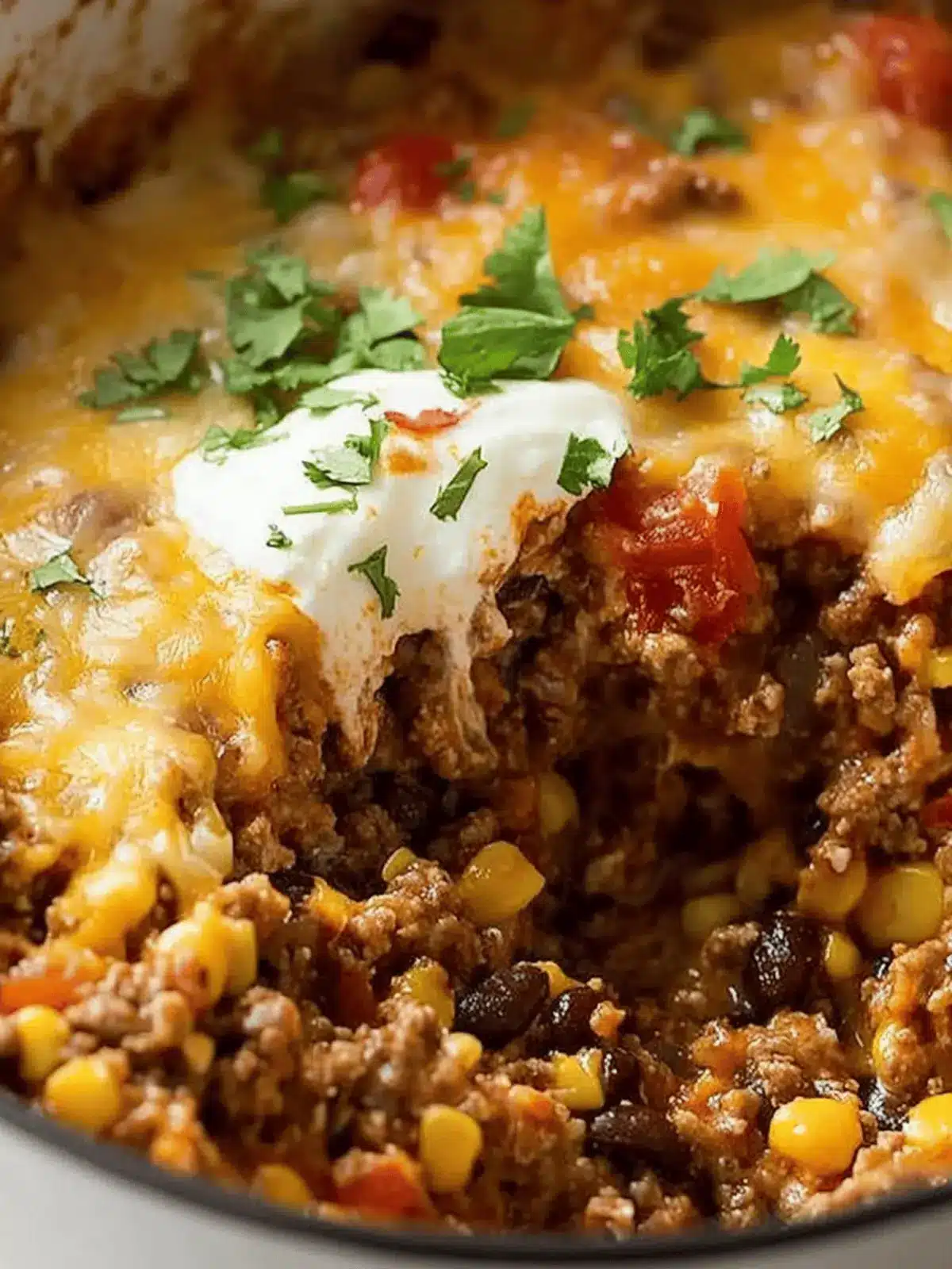 Mexican Ground Beef Casserole