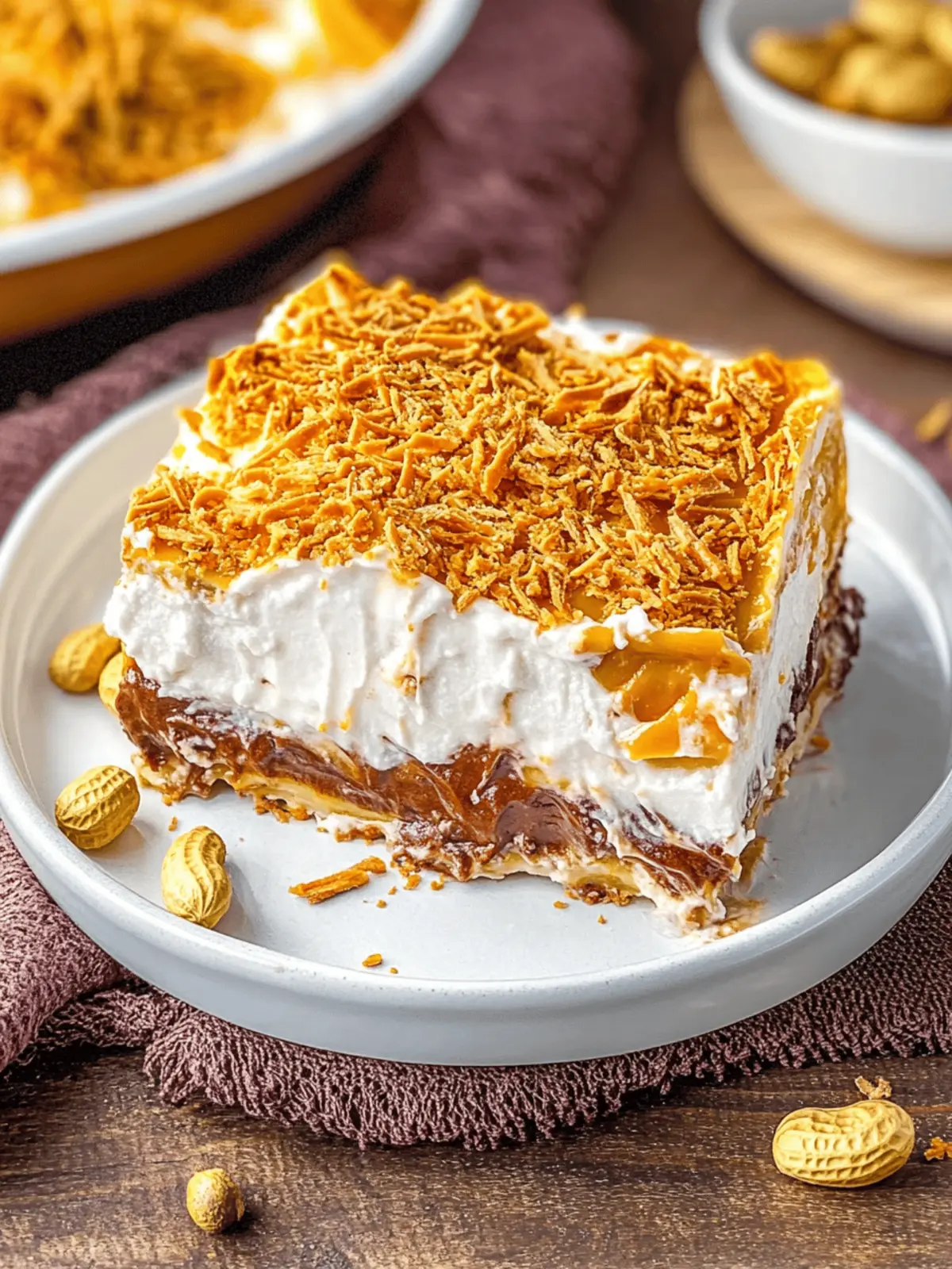 Chocolate Peanut Butter Lasagna