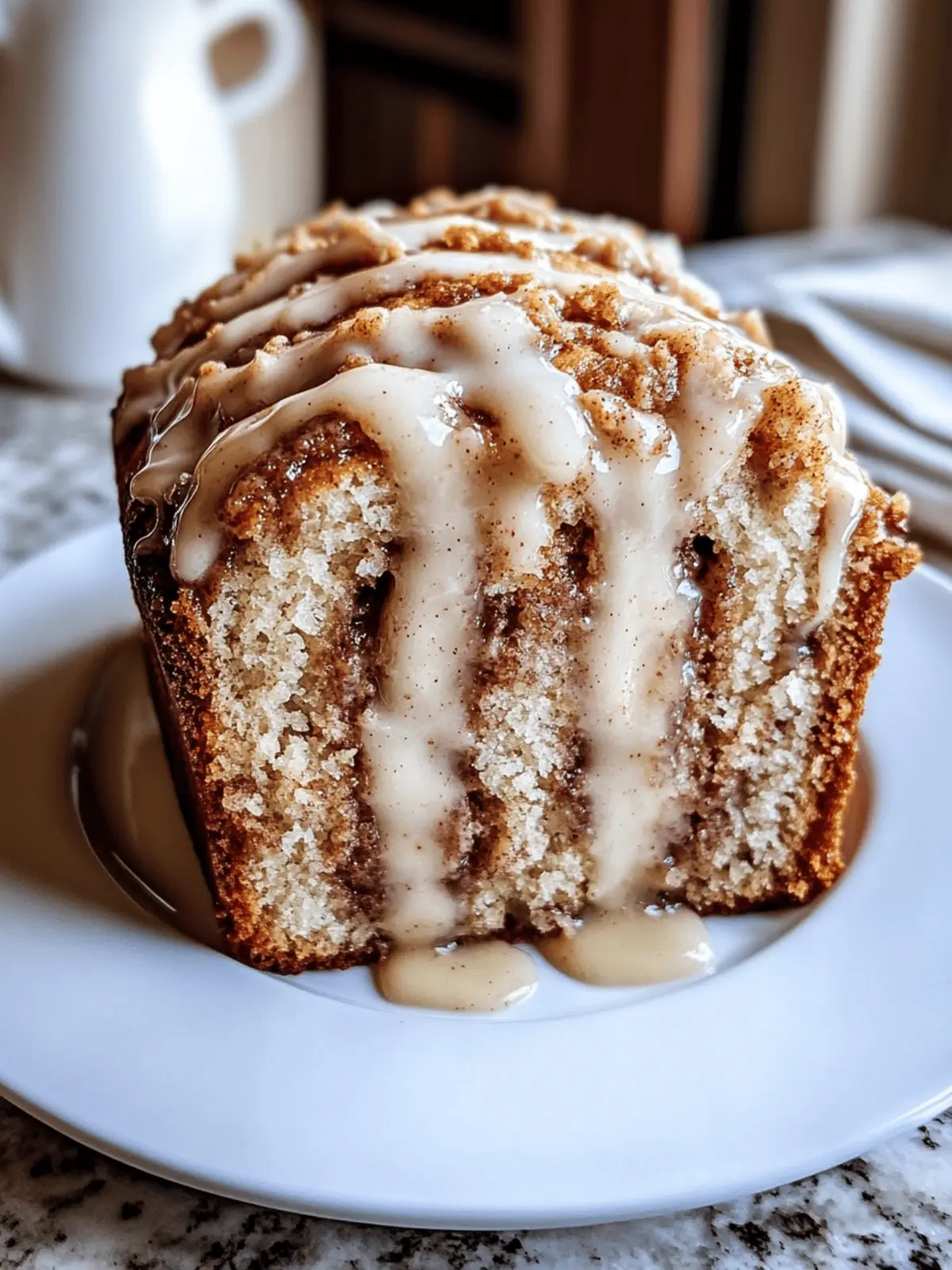 Cinnamon Roll Banana Bread