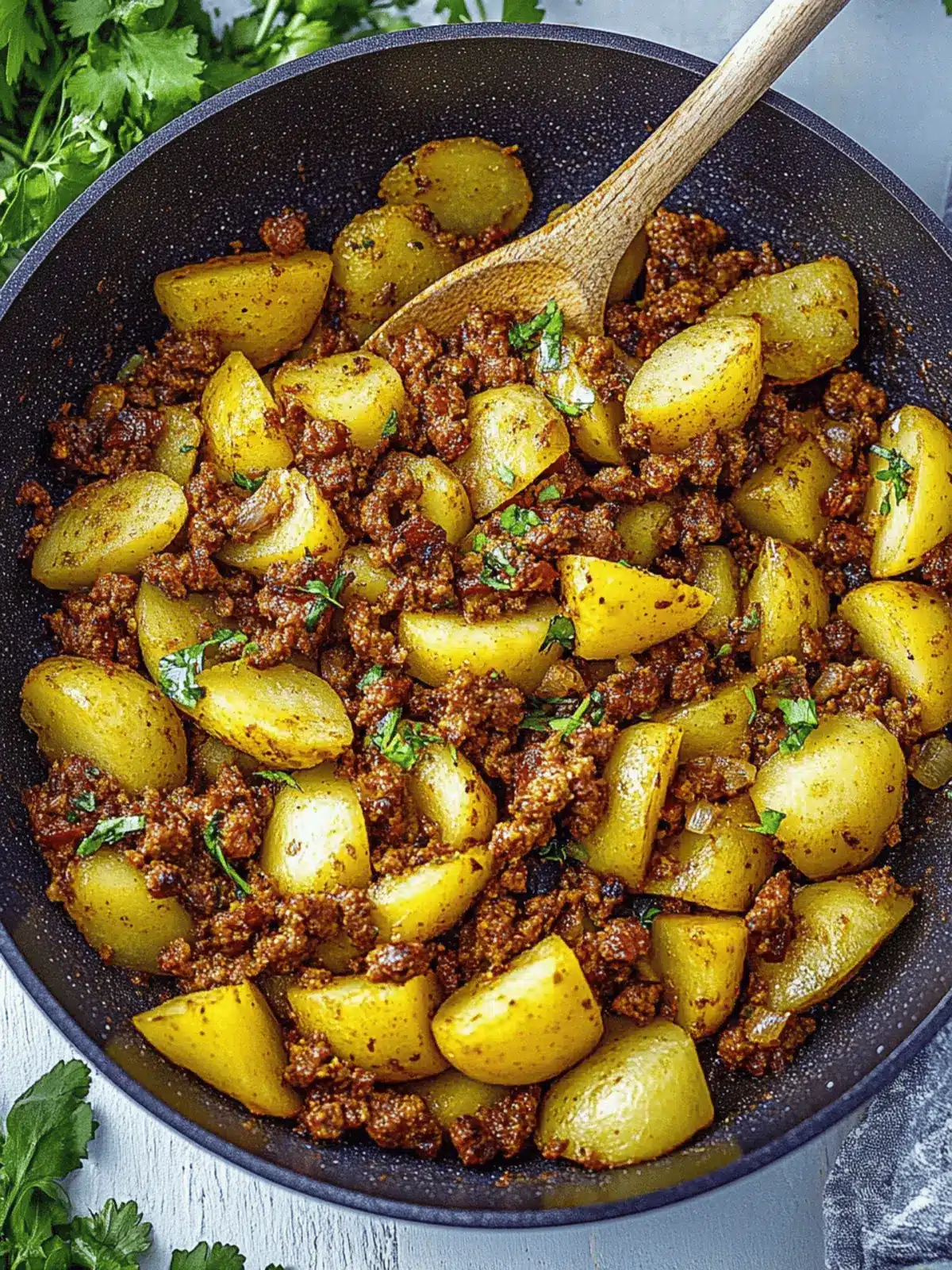 Papas con Chorizo