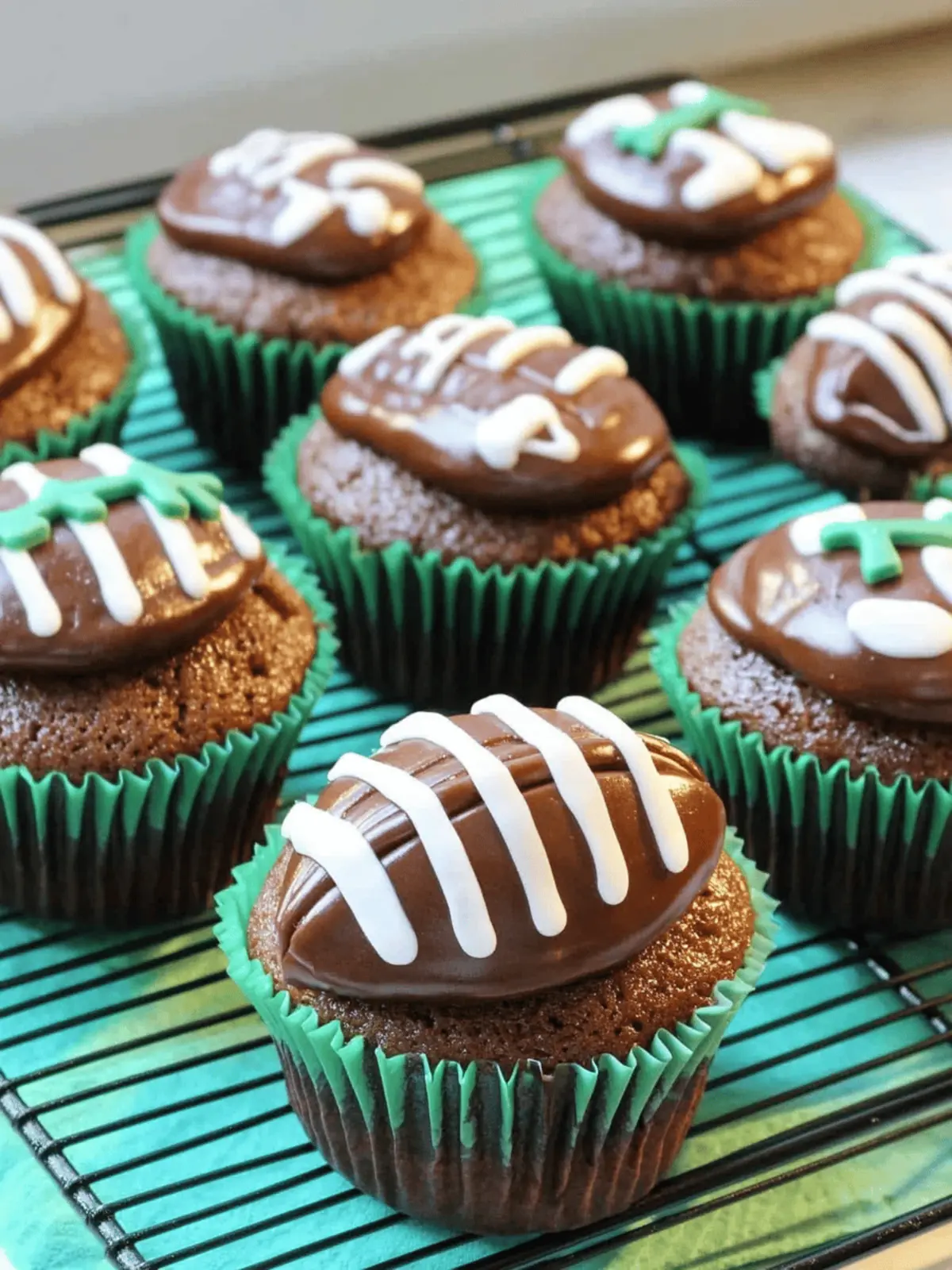 Mouthwatering Football Cupcakes to Wow Your Game Day Guests
