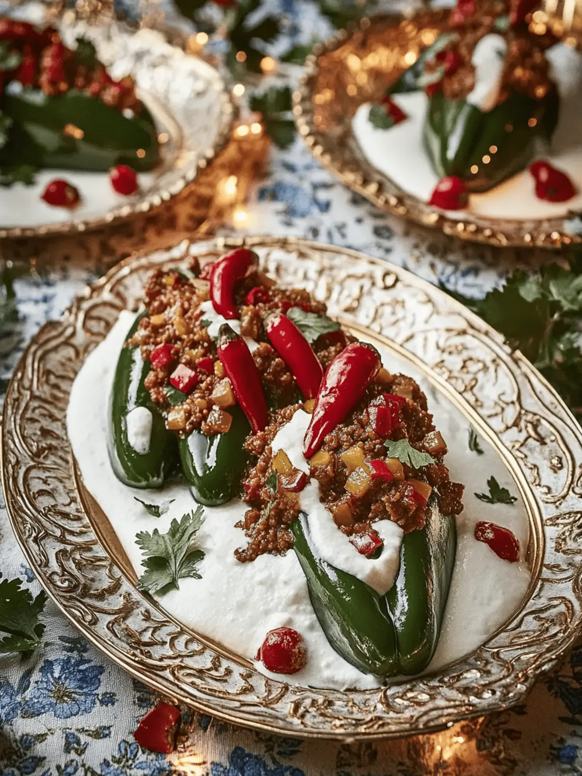 Chiles en Nogada: A Festive Twist on a Classic Mexican Delight