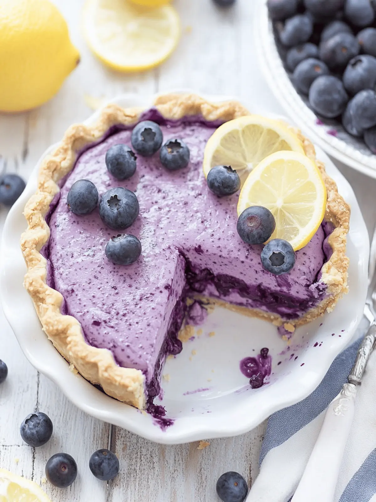 Lemon Blueberry Pie