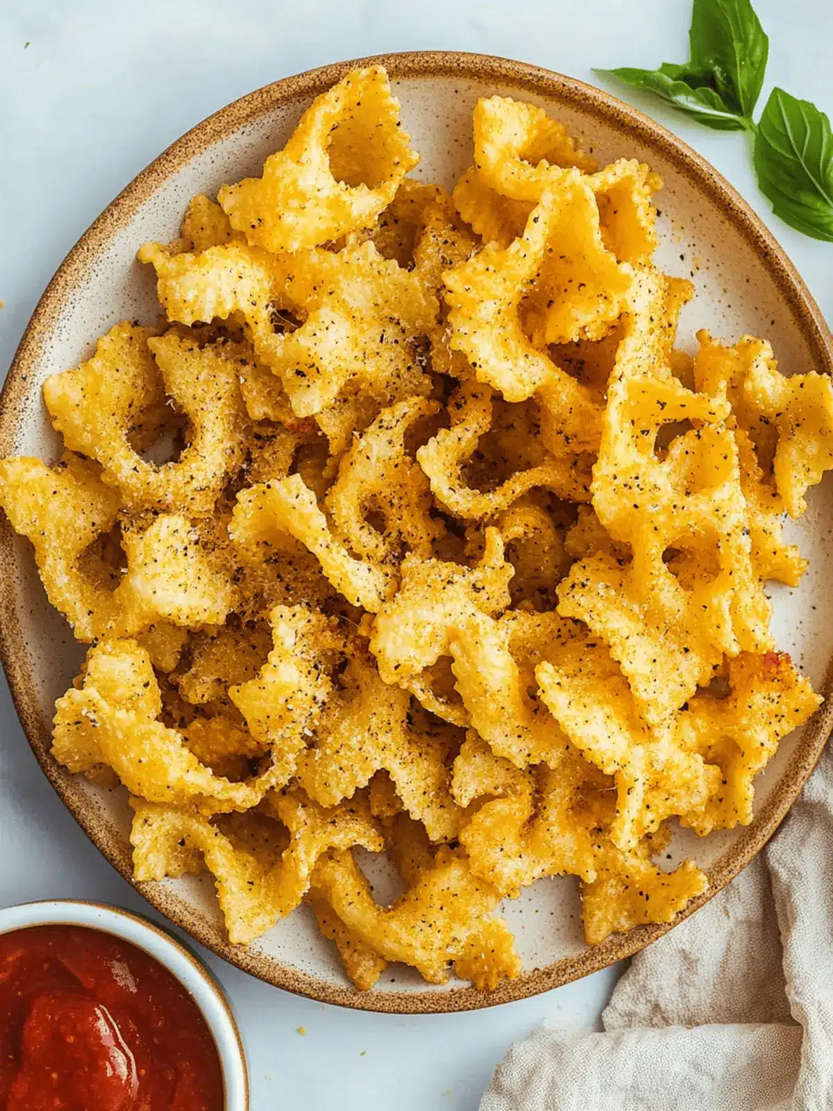 Pasta Chips: Crunchy Air Fryer Snack Everyone Will Love