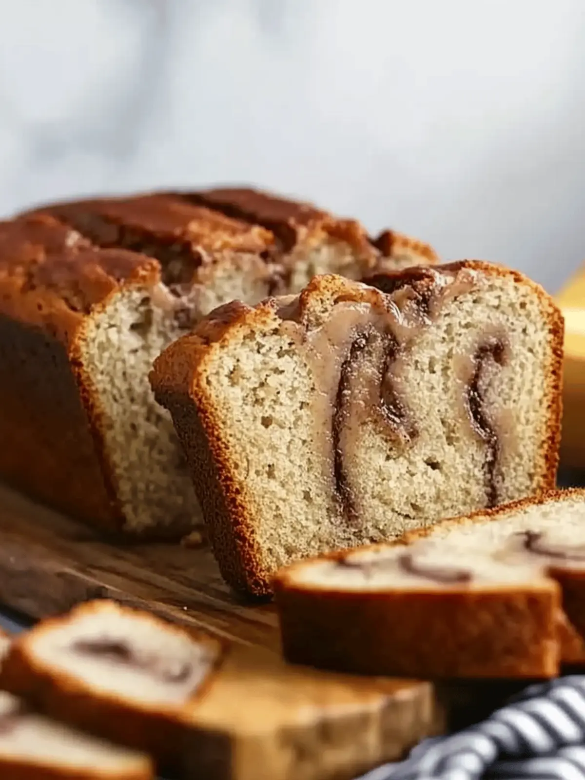 Classic Cinnamon Swirl Banana Bread