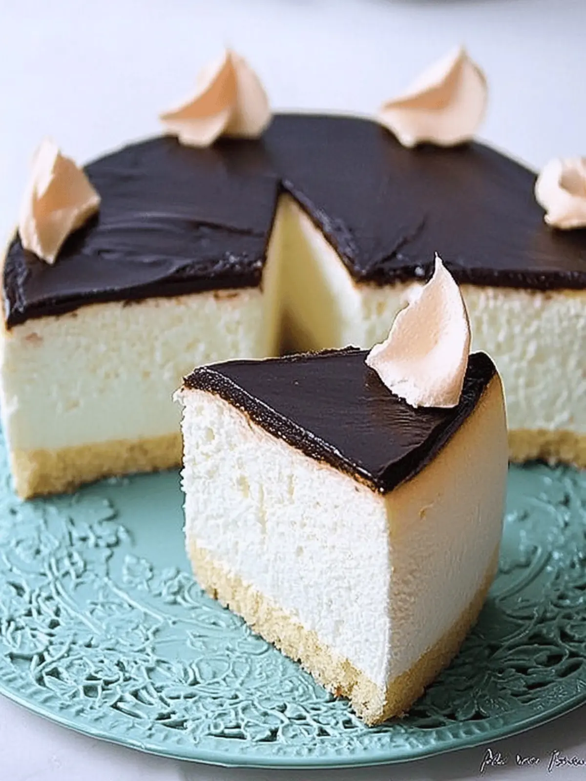 Heavenly Bird’s Milk Cake with Whipped Sour Cream Mousse