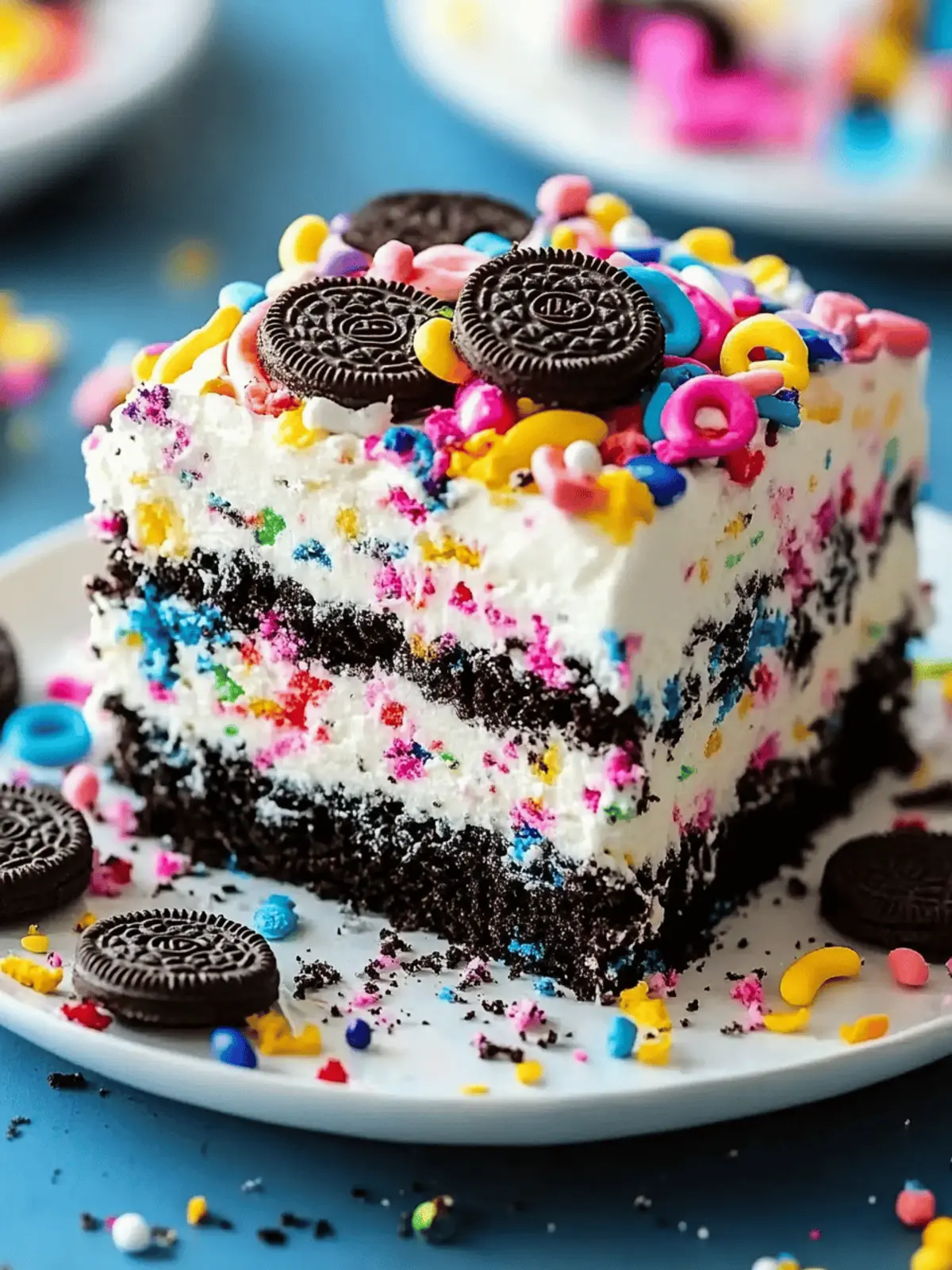 Funfetti Oreo Icebox Cake
