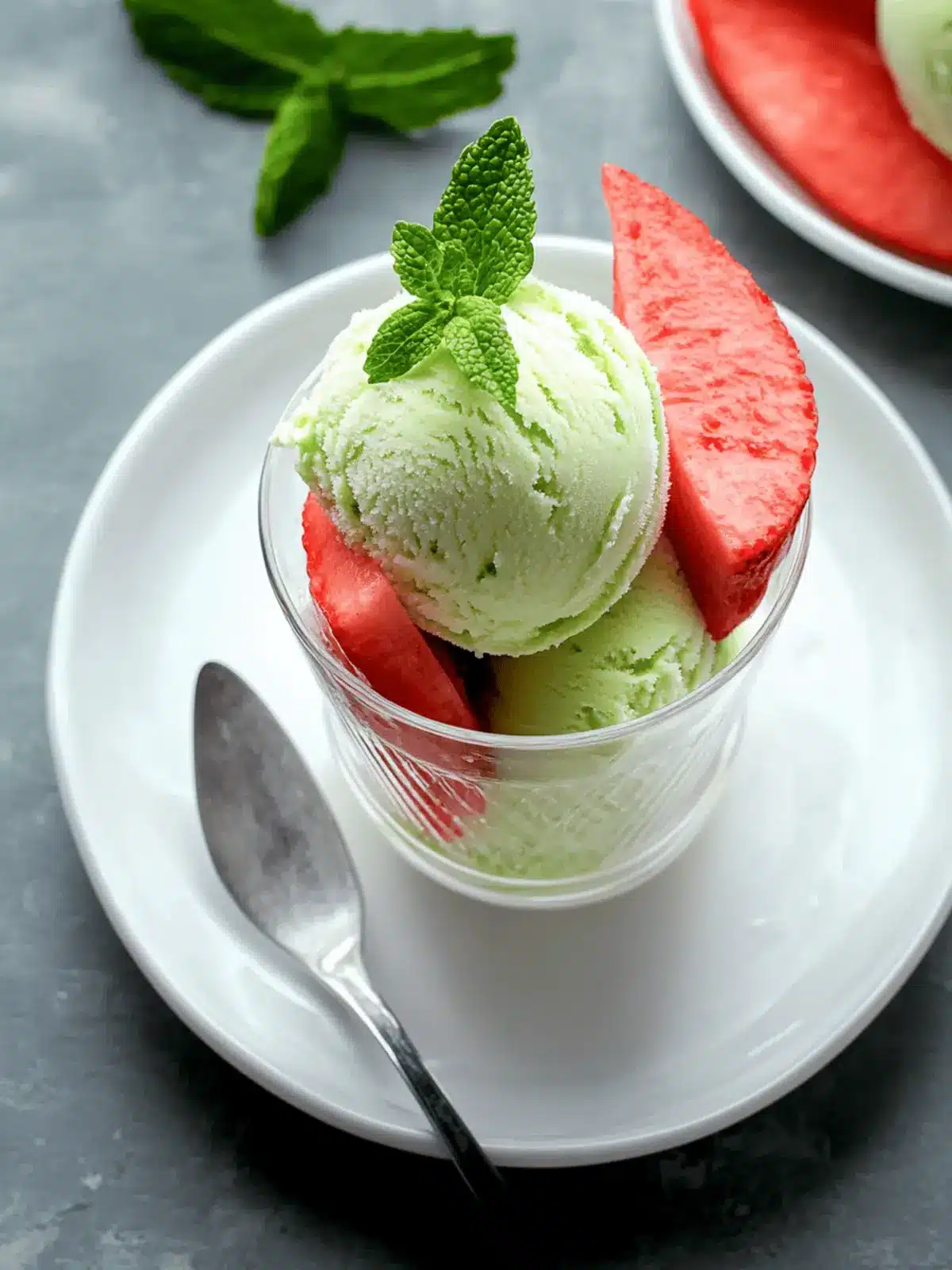Fresh Mint Ice Cream