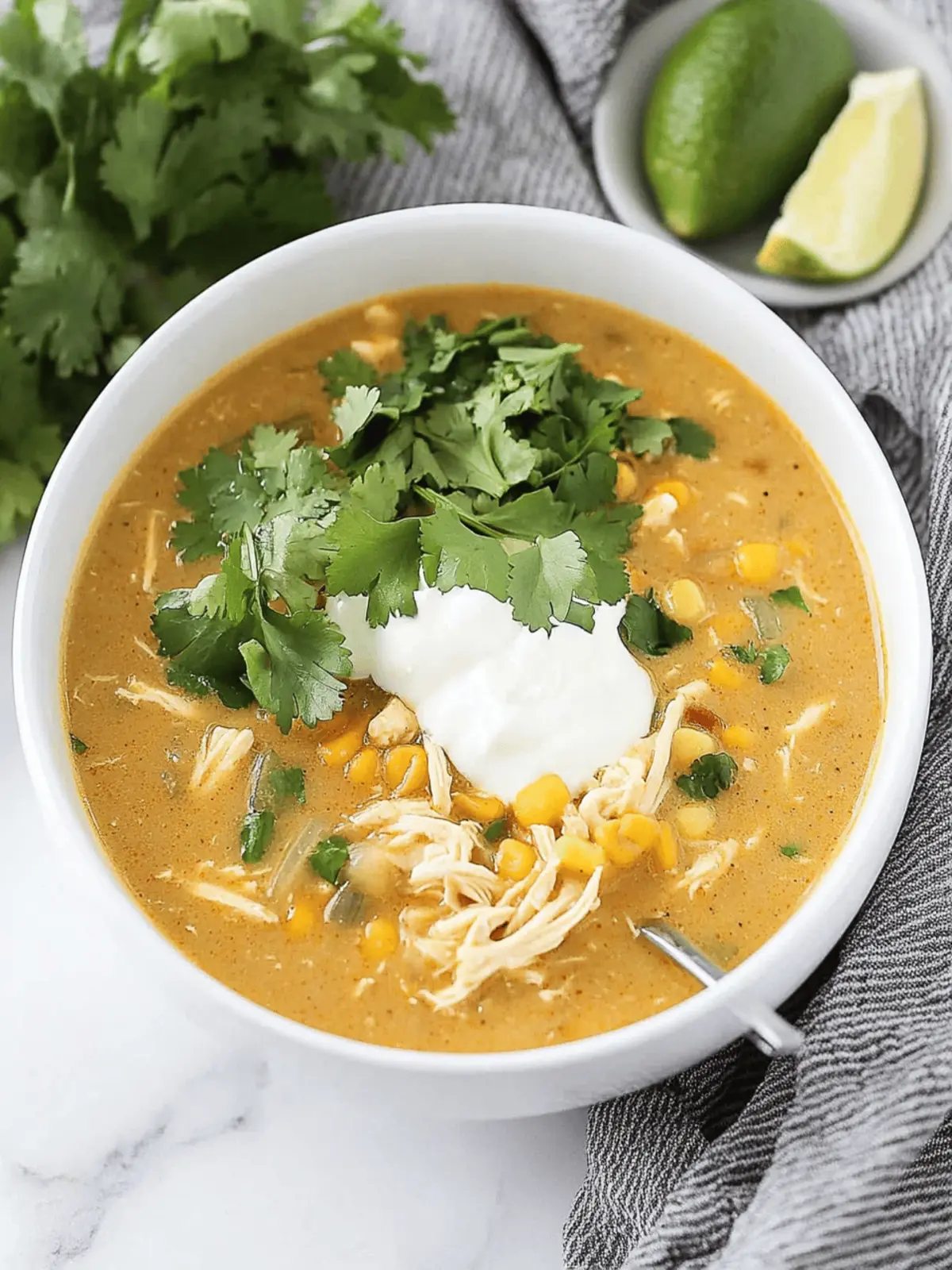 Creamy Chicken Enchilada Soup for Cozy Weeknight Dinners