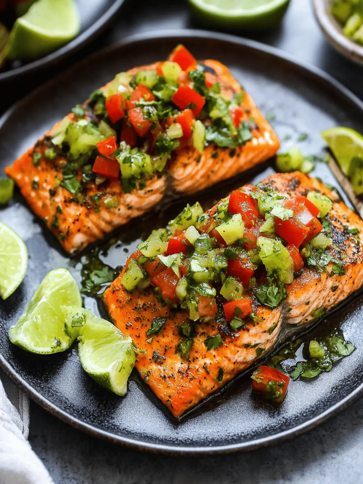 Baked Cilantro Lime Salmon