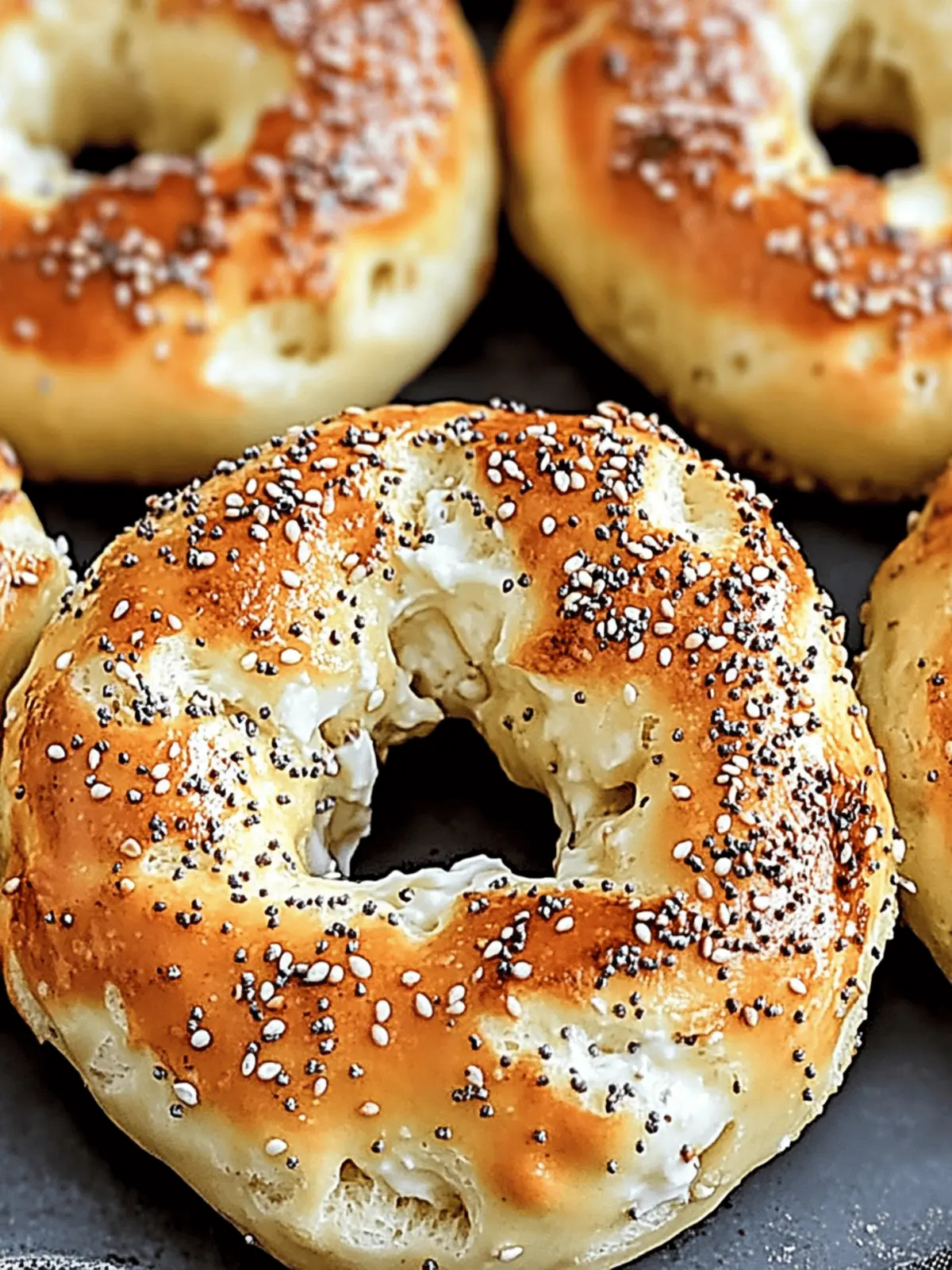 Greek Yogurt Bagels