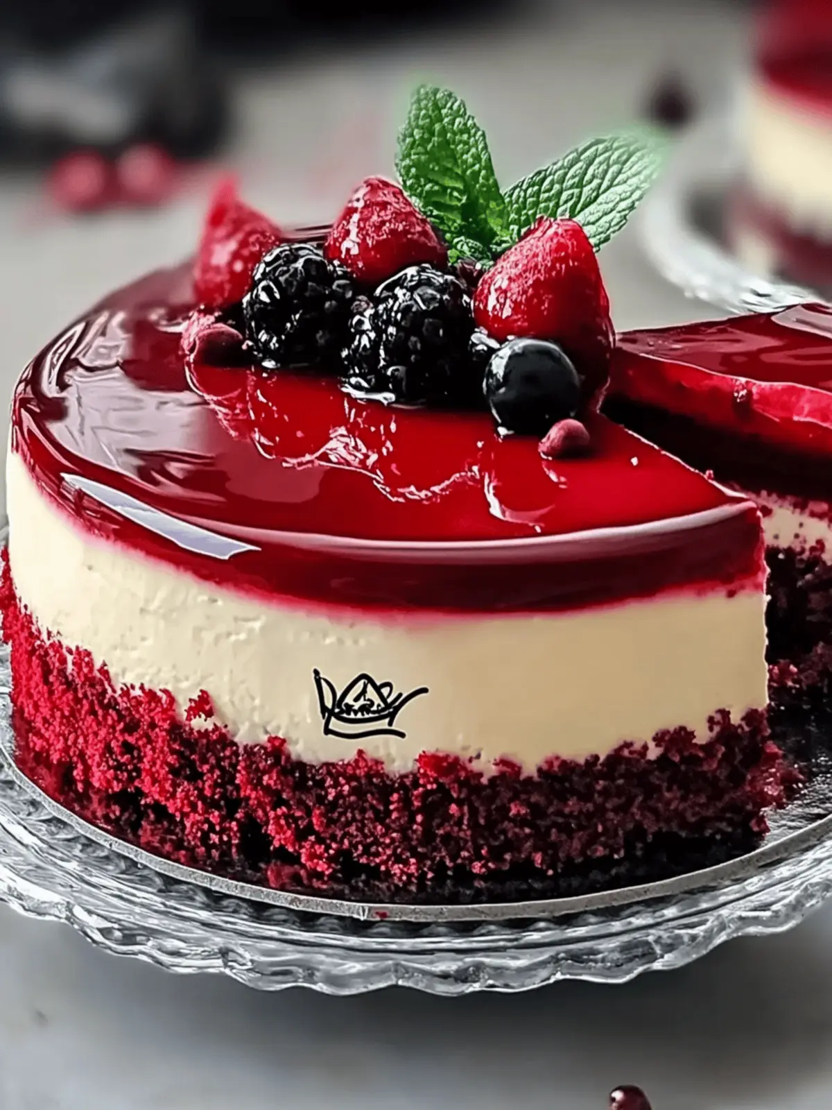 Red Velvet Cheesecake