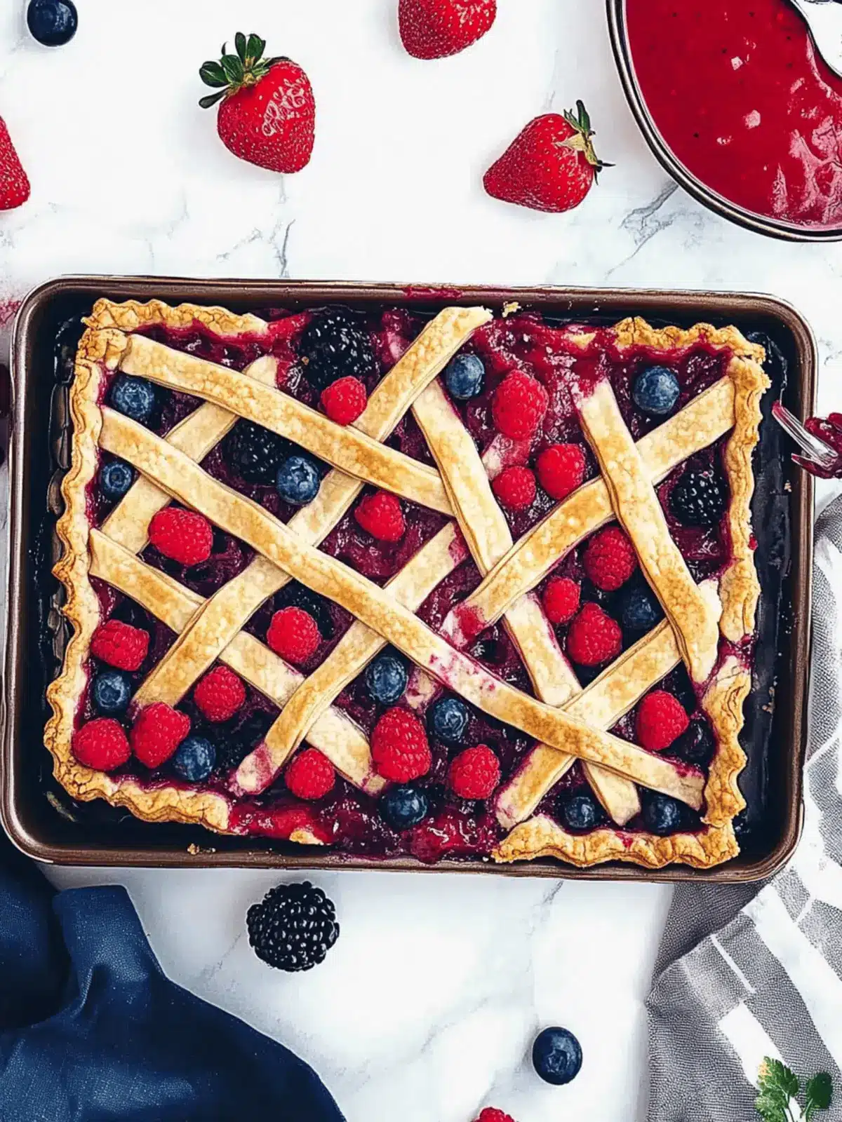 Berry Slab Pie