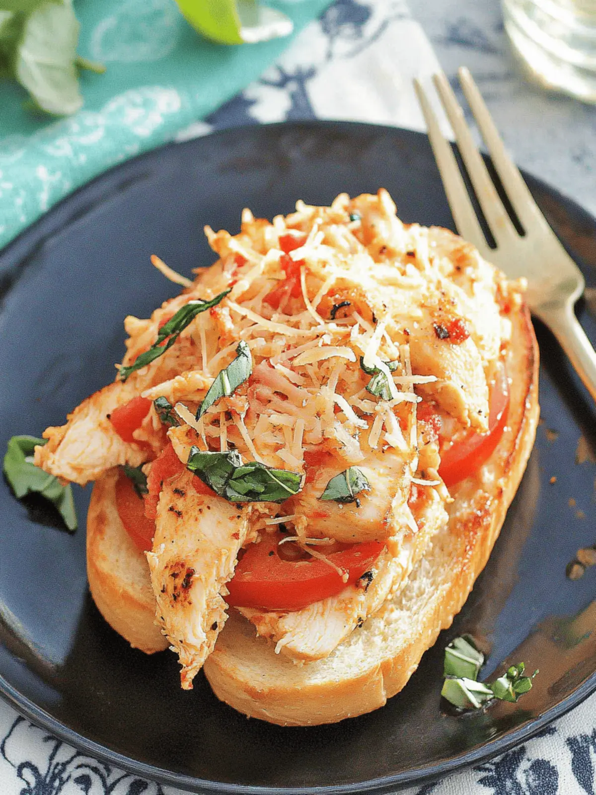 Mouthwatering Italian Chicken Sandwiches in the Slow Cooker