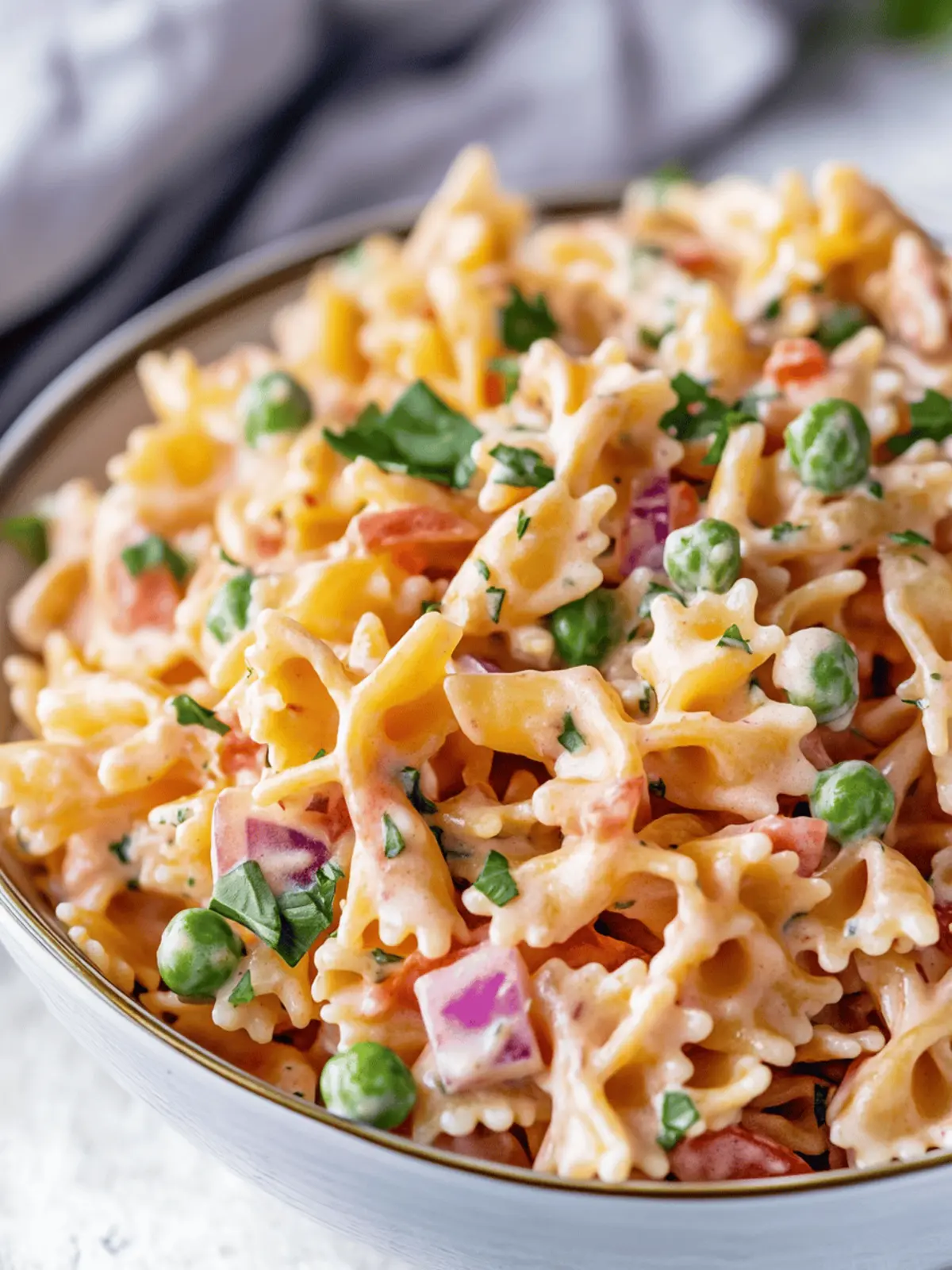 Tangy French Dressing Pasta Salad for a Perfect Summer Picnic