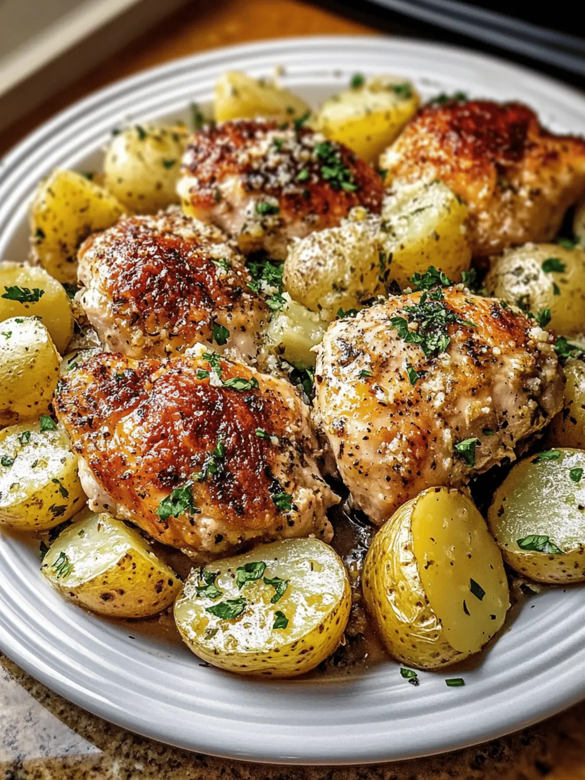 Garlic Chicken and Potatoes