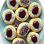 Shortbread Thumbprint Cookies